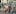 People crossing the street, conceptual representation of facial recognition